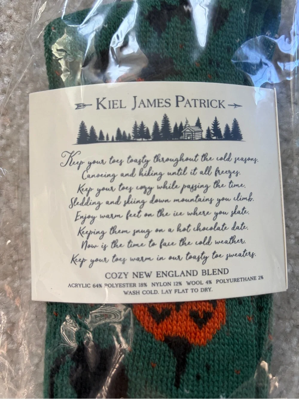Kiel James Patrick Halloween Cat & Pumpkin Socks